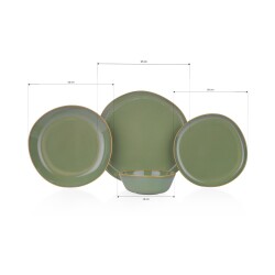 Schafer Hope 24 Prc Yemek Takımı Yesıl - 8