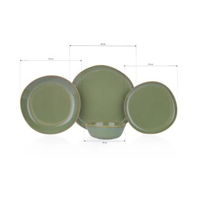 Schafer Hope 24 Prc Yemek Takımı Yesıl - 8