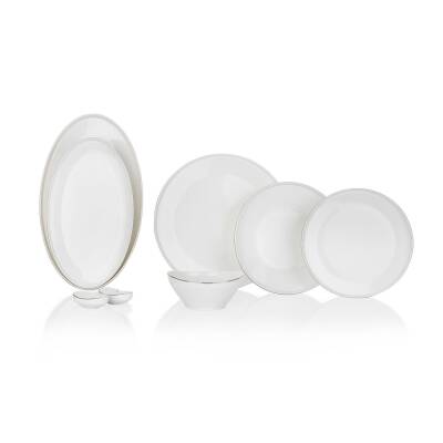 Schafer Luna Yemek Takımı 56 Prc Platın - 7