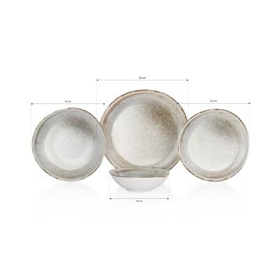 Schafer Lunar Yemek Takımı 24 Prc Kah01 - 1