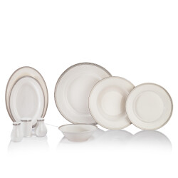 Schafer Mıla Yemek Takımı 56 Prc Platın01 - 8