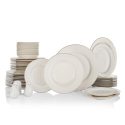 Schafer Mıla Yemek Takımı 56 Prc Platın02 - SCHAFER