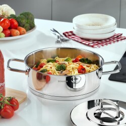 Schafer New Prıme Celık Tencere Setı 8 Parca- Inox - 1
