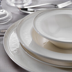 Schafer Queen Lıny Bone Yemek Takımı-60 Prc.-gumus01 1s5901 - 7