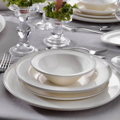 Schafer Queen Lıny Bone Yemek Takımı-60 Prc.-gumus01 1s5901 - 8