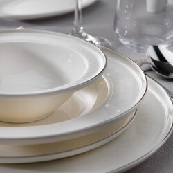 Schafer Queen Lıny Bone Yemek Takımı-60 Prc.-gumus01 1s5901 - 9