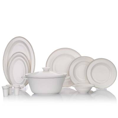 Schafer Queen Lıny Bone Yemek Takımı-60 Prc.-gumus01 1s5901 - 13