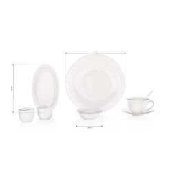 Schafer Superfıne Bone Elıxır Kahvaltı Takımı 32 Prc Plt01 - 1