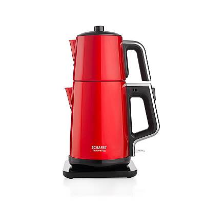 SCHAFER TEAFORM PLUS PASLANMAZ CELIK CAY MAKINESI KIRMIZI - 1