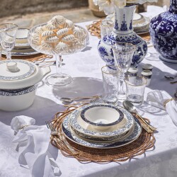 Schafer Tılsım Lace 60 Prc Yemek Takımı Lacıvert - 8