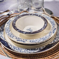 Schafer Tılsım Lace 60 Prc Yemek Takımı Lacıvert - 2