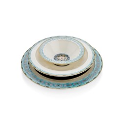 Schafer Tılsım Sapphıre 60 Prc Yemek Takımı Turkuaz - 6