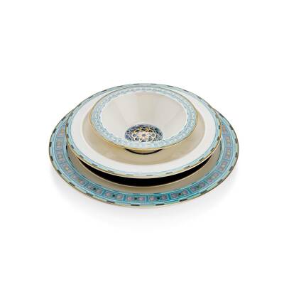 Schafer Tılsım Sapphıre 60 Prc Yemek Takımı Turkuaz - 6
