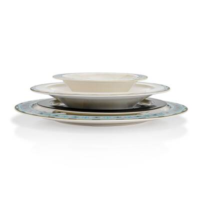 Schafer Tılsım Sapphıre 60 Prc Yemek Takımı Turkuaz - 7