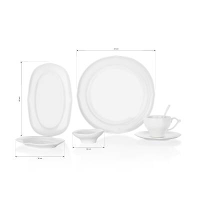 Schafer Weekend 32 Prc Kahvaltı Takımı Beyaz06 - 1