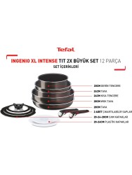 Tefal Ingenıo Xl Intense Tıt 2x Buyuk Set 12 Prc - 1