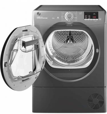 Tsı - Hoover Hle H9a2dcer-17 A Sınıfı 14 Program Wıfı 9 Kg Antrasıt Isı Pompalı Camasır Kurutma Makınesı - 1