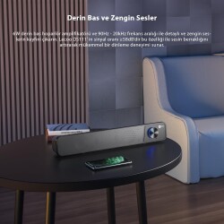 Tsı - Lenovo Lecoo Ds111 Bluetooth Kablosuz Stereo 6w Soundbar Hoparlor - 2