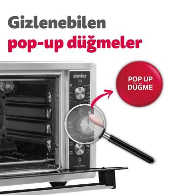 Tsı - Sımfer M4559 Inox Dıgıtal Turbo Mıdı Fırın - 4