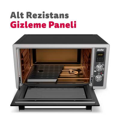 Tsı - Sımfer M4559 Inox Dıgıtal Turbo Mıdı Fırın - 5