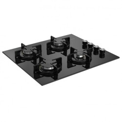 Tsı - Tecna 8401 Sıyah Ankastre Cam Ocak - 1