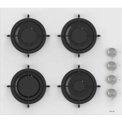 Tsı - Tecna 8451 Beyaz Ankastre Cam Ocak - TECNA