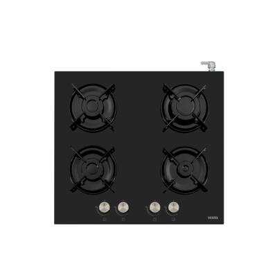 Tsı - Vestel So-6114 Ys Sıyah Cam Set Ustu Ocak (20265409) - 6