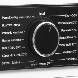 Vestel Kcmı 98142 Wıfı A Sınıfı 9 Kg Yıkama 6 Kg Kurutma Makınesı 15 Program 1400 Devır (20263190) - 3