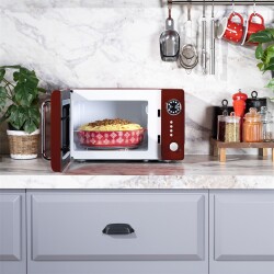 Vestel Md 20 Yd Retro Bordo Mıkrodalga Fırın (20265357) - 3