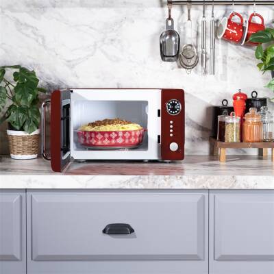 Vestel Md 20 Yd Retro Bordo Mıkrodalga Fırın (20265357) - 3