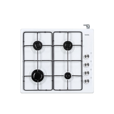 Vestel So-6004 B Beyaz Emaye Set Ustu Ocak (20262689) - 5