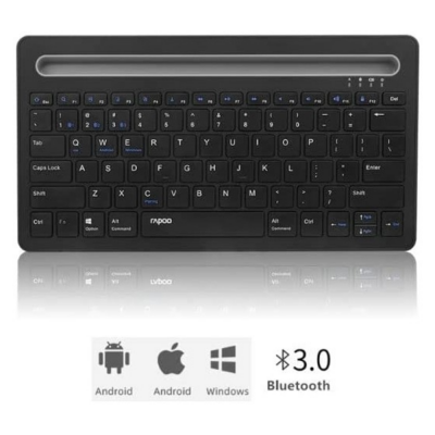 Zzz - Multı-Devıce K6100-Rk 908 Sarjlı Tablet Standlı Bluetooth Klavye - 1